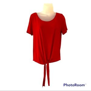 Star Vixen Women's Polyblend Top with Tie - Size Medium